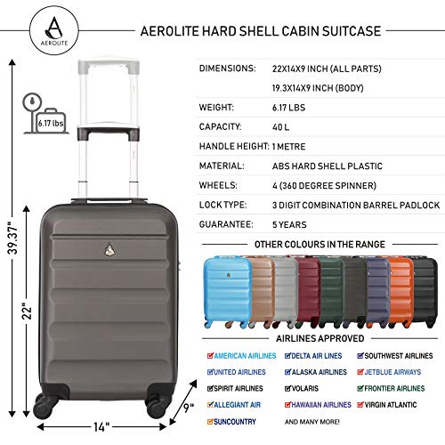 Shop Large Capacity Maximum Allowance 22x14x9 – Luggage Factory
