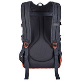 Nixon Swamis Backpack - 1526Cu In Dark Gray/Orange, One Size