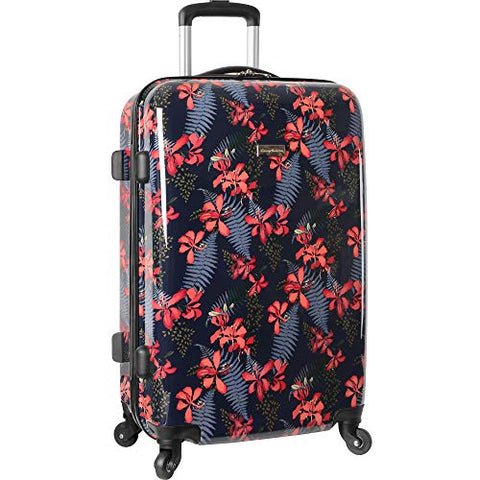 Tommy Bahama Hardside Spinner Suitcase Luggage Suitcase, Iris Print