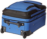 U.S Traveler Rio Carry-On Lightweight Expandable Rolling Luggage Suitcase Set - Royal Blue (15-Inch