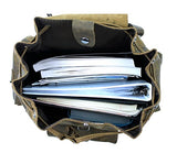 Vagabond Traveler Spacious Oil Tanned Cowhide Leather Backpack L26. Vintage Brown