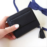 BOBILIKE Women Small Wallet Mini Purse Bifold Leather Short Wallet RFID Blocking with ID Window,