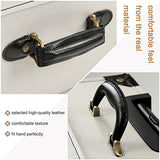 Unitravel Vintage Carry On Suitcase Spinner Duffle Pu Trunk Tsa Luggage With Strap