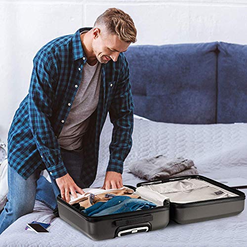 Large Capacity Maximum Allowance 22x14x9 Builtin TSA Airline Approved