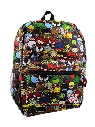Marvel Kawaii Avengers Superheroes Boy's 16 Inch Backpack (Avengers Kawaii)