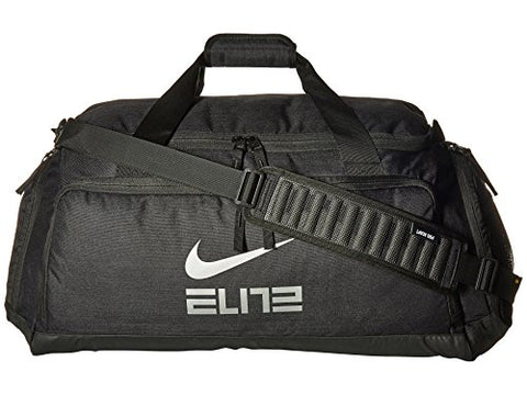 Nike Hoops Elite Basketball Duffel Bag Black/Black/Metallic Cool Grey BA5553-010