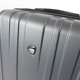 Mia Toro Italy Mantouvani Hardside Spinner Luggage 3pc Set, White
