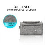 ProCase Toiletry Bag Travel Case with Hanging Hook, Dopp Kit Organizer for Accessories, Shampoo,
