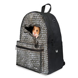 Bigcardesigns Hamster Design Bookbag Backpack Schoolbag for Girls