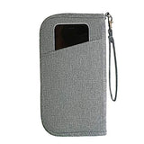 Travel Wallet RFID Blocking Passport Wallet Holder Cover Waterproof Document Organizer Bag with