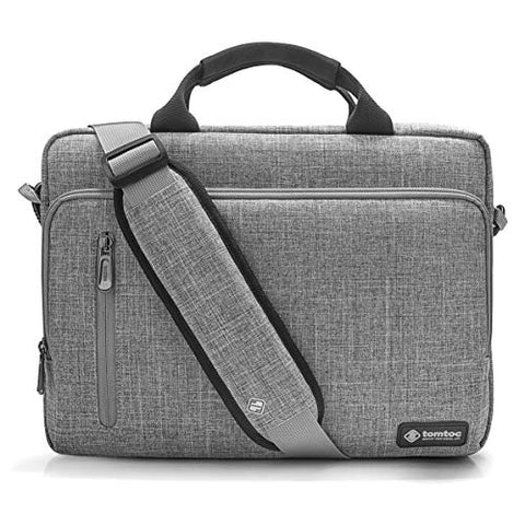 tomtoc Laptop Briefcase, 15-15.6 Inch Multi-Functional Laptop Shoulder Messenger Bag for 15-inch