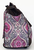 Trendy Flyer Computer/Laptop Rolling Bag 2 Wheel Case Taj Fuchsia