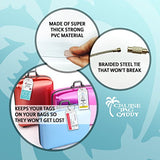 Cruise Luggage Tags Etag Holders Zip Seal and Steel Loops Thick PVC