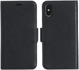 Amazonbasics Iphone X Pu Leather Wallet Detachable Case, Black