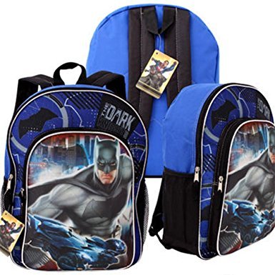 Dc Comics Batman V Superman Backpack With Front Pocket - 15"