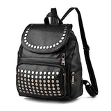 S Kaiko Pu Leather Backpack Casual Daypacks School Backpack For Women Rucksack Travel Backpack