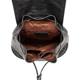 Vicenzo Leather Millie Backpack (Black)