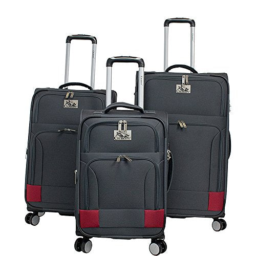 Shop Chariot Naples 3-Piece Luggage Set Grey – Luggage Factory