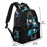 Blue Exorcist Rin Okumura Casual Backpack Computer Shoulders Bag Cool Lightweight Hiking Backpack Bookbags