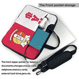 COCOCHILLA Ka-p_p_a 1911 KAP A_l-p-ha P_s-i Laptop Shoulder Messenger Bag Case Sleeve Laptop Case Laptop Briefcase Handbag 15.6 Inch (13/14 Inch)