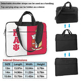 COCOCHILLA Ka-p_p_a 1911 KAP A_l-p-ha P_s-i Laptop Shoulder Messenger Bag Case Sleeve Laptop Case Laptop Briefcase Handbag 15.6 Inch (13/14 Inch)