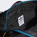 adidas Originals Unisex Utility Crossbody Bag, Black/Active Teal/Berry, ONE SIZE
