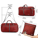 Gonex 100L Foldable Travel Duffel Bag for Luggage Gym Sports, Lightweight Travel Bag with Big