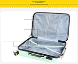 26 Inch Trolley Case/Bags Woman Travel Suitcase With Wheels Rolling Carry On Luggage,B,24