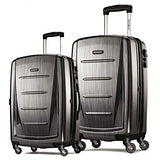 Samsonite Winfield 2 Fashion Hardside Spinner (20-Inch & 28-Inch, Charcoal)