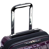 Delsey Luggage Helium Aero, International Carry On Luggage, Front Pocket Hard Case Spinner