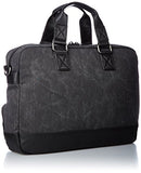 Diesel Men'S Superrgear Touch Gear Case Briefcase, Treated Black/Black