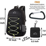 Lumbor37 Ultra Lightweight Packable Backpack, Durable Waterproof Travel Hiking Backpack, Small