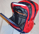 High Sierra Blaise Backpack With 15In. Laptop Pocket, Crimson/True Navy/White