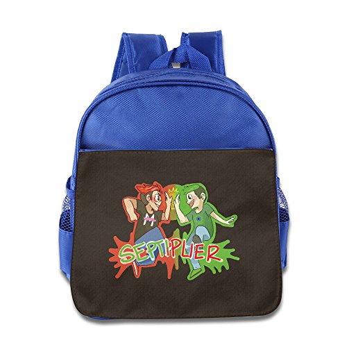 Jackseptic Eye Vs Markiplier Kids Backpack School Bag For Boys/girls RoyalBlue