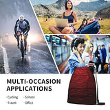 Drawstring Sports Backpack,Maroon,Wooden Planks Timber Board Ancient Tre,Travel Strap Pack Rucksack Shoulder Bags Gym Sackpack Casual Running Daypack For Men Women Teens 13.7"X17"