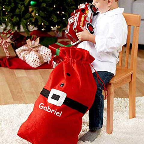 DIBSIES Personalization Station Personalized Embroidered Name Santa Sack