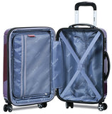 Dejuno 3 Pcs Set Polycarbonate Expandable Luggage Spinner Suitcase with TSA Lock, 28", 24" & 20"