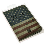 Zlyc Vintage Novelty Pu Leather Travel Wallet Passport Holder Case Waterproof Cover, Us National