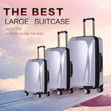 Ginza Travel Luggage 3 Piece Sets Lightweight Spinner Suitcase 20" 24" 28" - P.C Material