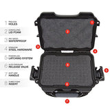 Nanuk 903 Waterproof Hard Case With Foam Insert - Black