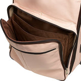 Piel Leather 22 Inch Wheeled Traveler, Saddle, One Size