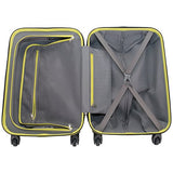 Ben Sherman Leicester 20" Hardside 4-Wheel Spinner Carry-on Luggage, Charcoal