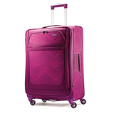American Tourister Ilite Max Softside Spinner 29, Pink/Purple Stripes