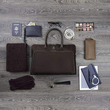 Travelpro Luggage Platinum Elite Women'S Briefcase, Rich Espresso, One Size