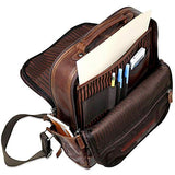 Jack Georges Voyager Collection Convertible Messenger 7134 (BROWN)