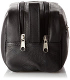 David King & Co. Small Double Zip Shave Kit, Black, One Size