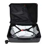 TPRC 3 Piece "Percy Collection" Premium 8-Wheel Luggage Set with TSA Lock System Includes 28" Suitcase, 24" Upright, and 20" Carry-On, Black Color Option