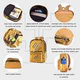 Flip Sequin School Backpack Bookbag for Boys Girls Kids Teen Cute Glitter Sparkly Book bags Back Pack (Gold)