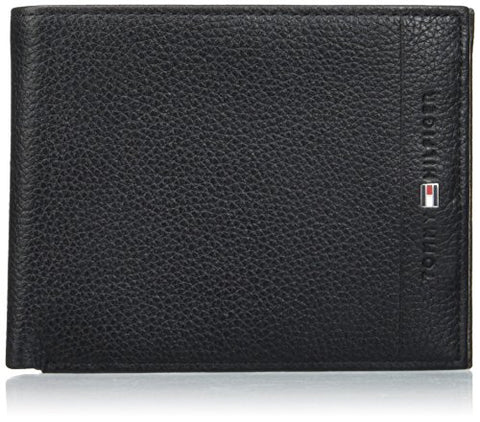 Tommy Hilfiger Mens Core Cc & Coin Purse Black (Black)