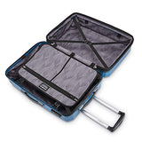 Samsonite Winfield 3 Dlx Hardside Checked Luggage With Double Spinner Wheels, 3-Piece (20/24/28),